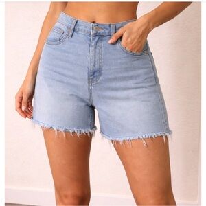 Madewell High Rise Denim Shorts The Perfect Vintage Jean Short Cutoff